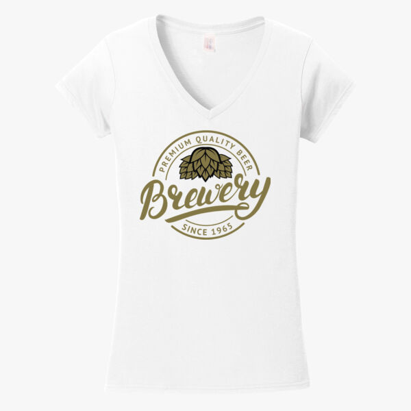 Softstyle ® Women's Fit V Neck T Shirt Thumbnail